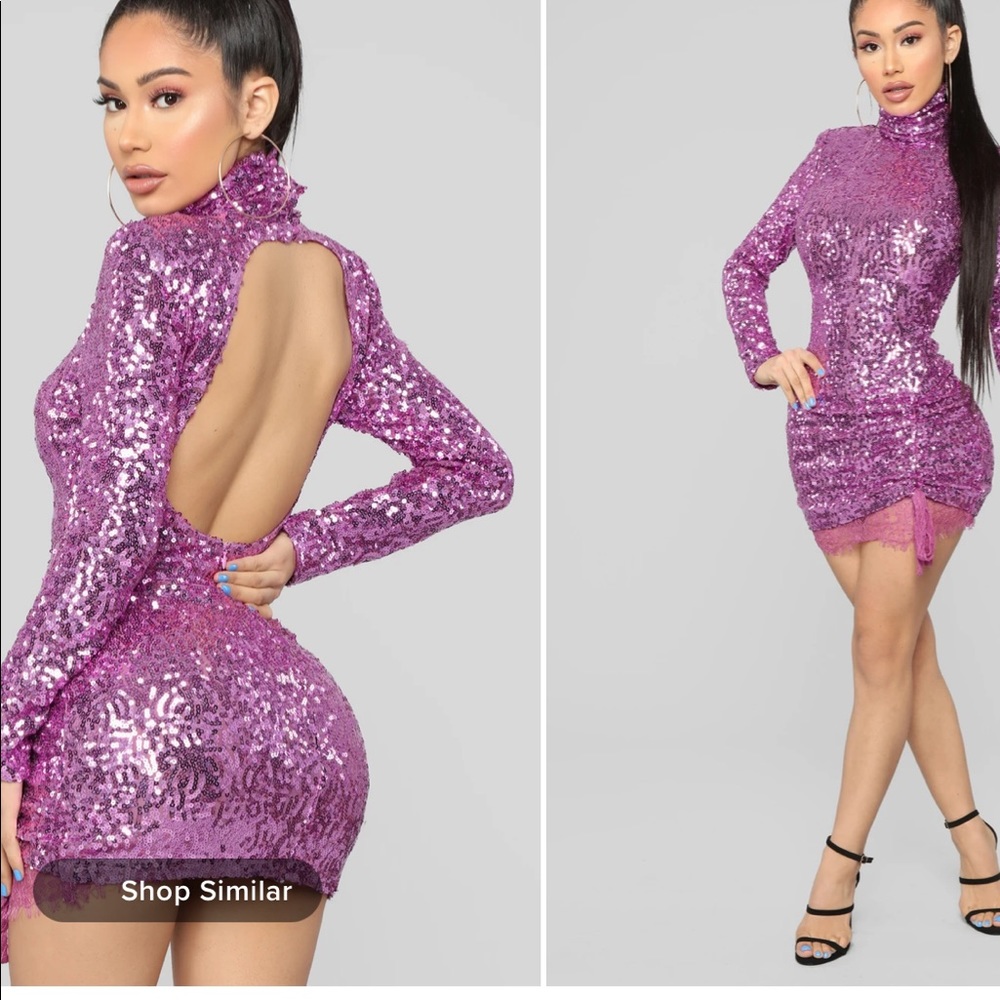 Fashion nova sequence dress